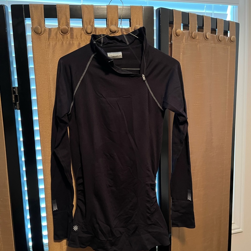 Black Long Sleeve Athletic Top